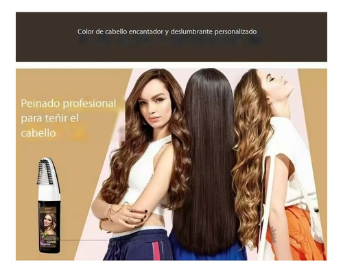 Cepillo Para Botella De Tinte Para El Cabello, Botella Con