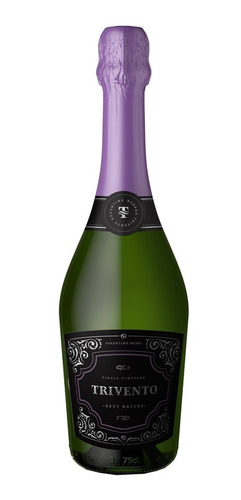 Imagen 1 de 1 de Espumante Trivento Brut Nature 750ml