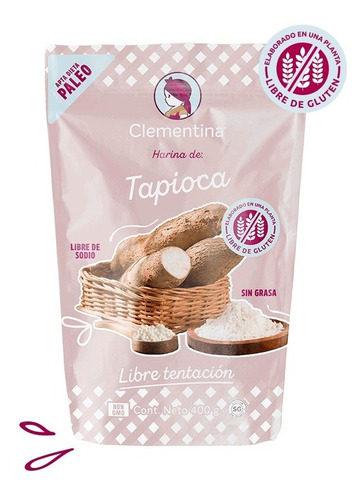 Imagen 1 de 4 de Harina Sin Gluten De Tapioca Clementina