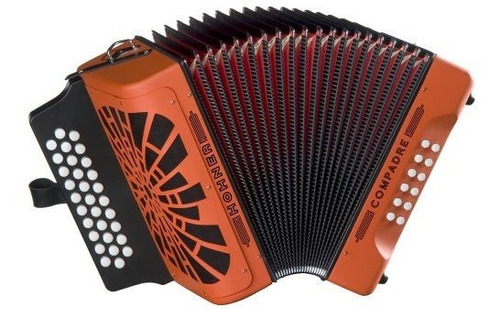 Hohner Compadre Gcf Acordeón, Naranja.