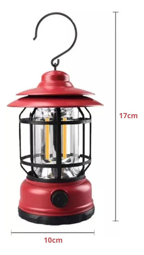Linterna Led Portátil Para Acampar, Tienda De Campaña Retro