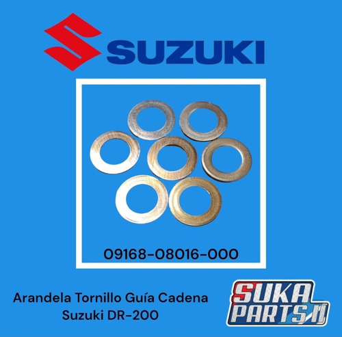 Arandela Tornillo Guía Cadena Suzuki Dr-200