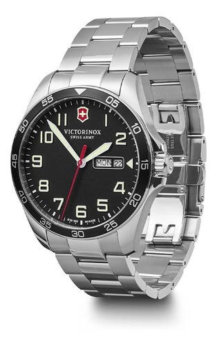 Victorinox Reloj Fieldforce Para Caballero, Negro