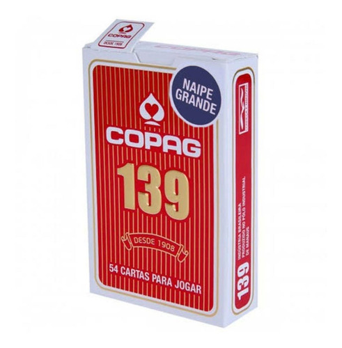Imagem 5 de 7 de 6 Baralho Copag 139 Naipe Grande Original Atacado Oferta.
