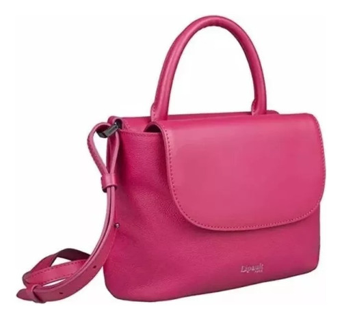 Bolsa Para Mujer Lipault Plume Eleg Mini Handle Bag Fiuchsia