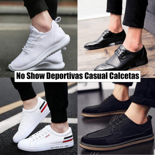 Calcetines Hombre, 8 Pares De No Show Deportivas Casual
