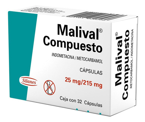 Malival Compuesto 215 / 25 Mg 32 Cápsulas