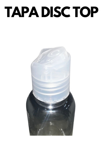 Botella Pet Boston 1 Litro Con Tapa Disc Top 100 Pz Envase