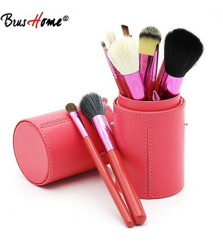 Imagen 2 de 3 de Set De 12 Brochas Con Estuche Brus Home