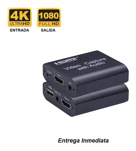 Capturadora de vídeo 4K USB3.0 2,0 HDMI grabador de vídeo PS4 DVD Stream -  MEGATRONICA