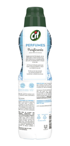 Limpeza De Pisos Cif Perfumes Purificante 450ml