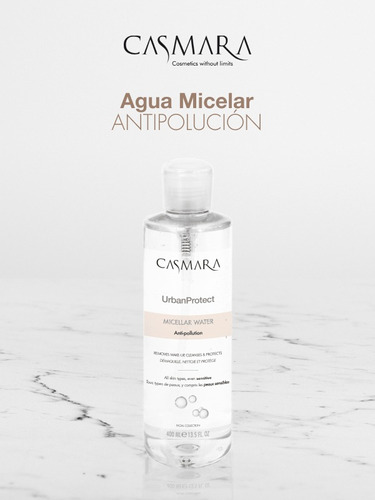 Agua Micelar Antipolución 400 Ml. Casmara