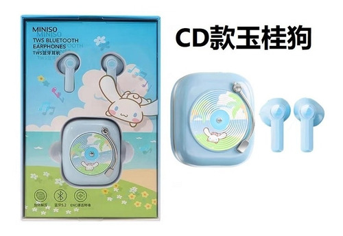 Auriculares Bluetooth Tws My Melody Kuromi Cinnamoroll Gift