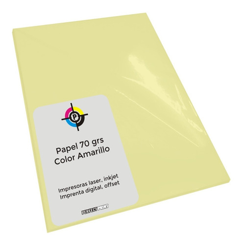 Papel Color A5 X 100 Hojas 70 Grs Para Inkjet Y Laser 