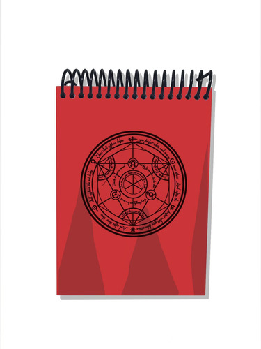 Imagem 2 de 2 de Caderneta Capa Dura Anime Fullmetal Alchemist