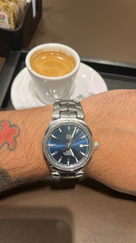 Tag Heuer Link 2022 41mm Prateado Prateado Azul (Usado)