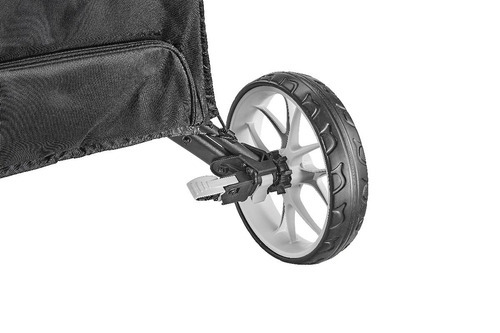 Imagen 3 de 5 de Carro Manual Golf Caddytek Explorer 4 Rdas Color Negroc/gris