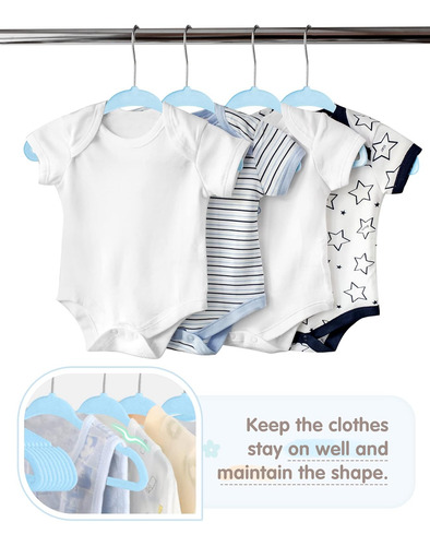 Perchas De Terciopelo Para Niños, Colgador De Bebe Antide...