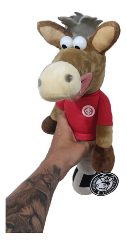 Imagem 2 de 8 de Novo Cavalinho Do Internacional Cks 40 Cm Pelúcia Fantástico