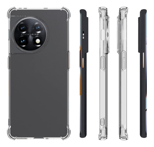 Funda Uso Rudo Silicona Tpu Suave Para 1+ Ace 2 Pro+mica Transparente Oneplus Ace 2 Pro