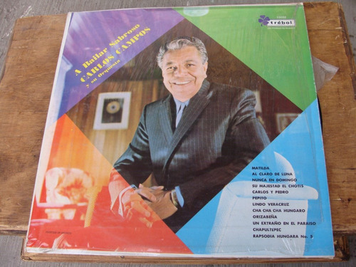 Disco De Acetato De Carlos Campos Y Su Orquesta