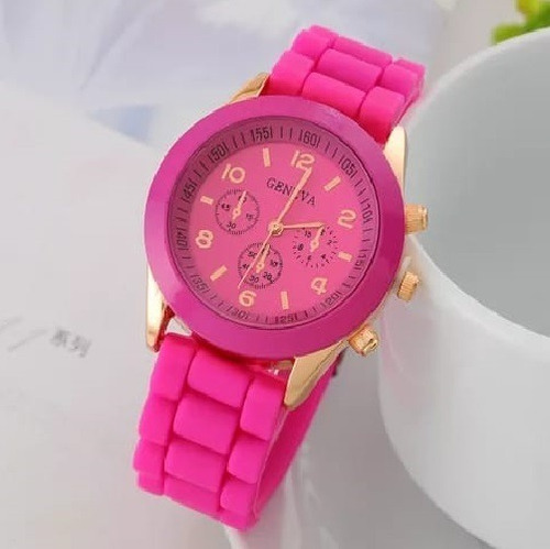 Relógio Feminino Silicone Barato Novo Mulheres Beleza