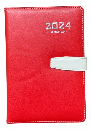 Dohe Agenda 2024 Week Seen With Manaus Eraser 17X24 Cm Red
