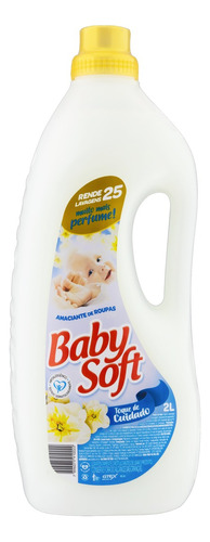 Amaciante Baby Soft Toque de cuidado em frasco 2 L