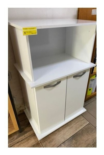 Imagen 4 de 5 de Mueble Para Microondas Y Horno Blanco