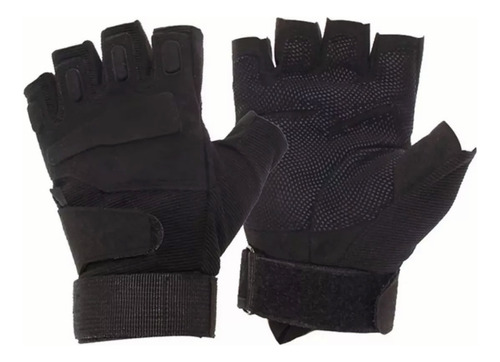 Guantes Tacticos Militar Medio Dedo Motocicleta Bicicleta