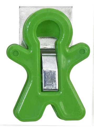 Clip Magnético En Forma De Gente Juego De 12 Colores Surtido