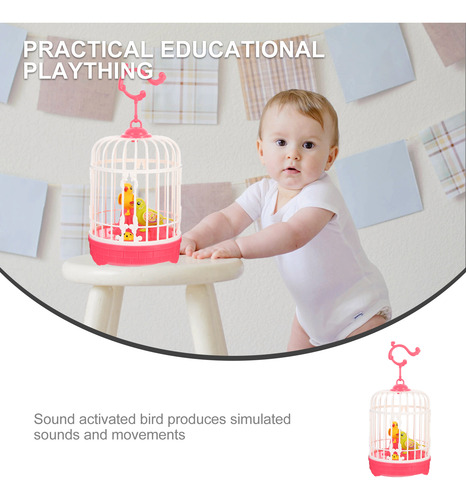 Pájaro De Inducción Activado Por Voz Bird Cage