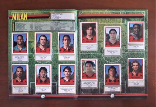 Album Panini Liga Italiana e Nossas Estrelas // PANINI BRASIL ** 2004 **