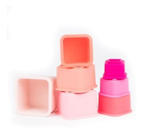 Cubos De Silicona Apilables Para Niños Marca Bella Tunno