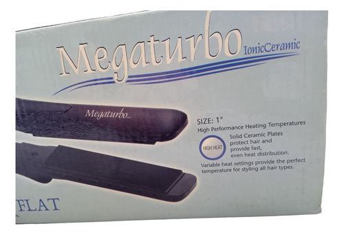 Plancha Para Cabello Megaturbo De Ceramica Usada (Usado)