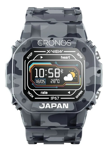 Smartwatch Zen Cronos Japan Reloj Inteligente Podometro Bt