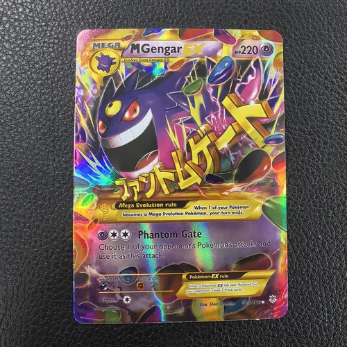 Cartão 0 E Pokémon Tcg Mega M Gengar X Ex | MercadoLivre