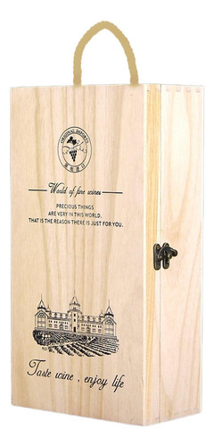 Caja De Vino Clásica Con Capacidad Botellas Para