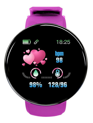 Imagen 2 de 6 de D18 Reloj Inteligente 1.3 Pulgadas Pantalla Tft Ip65 Imperme