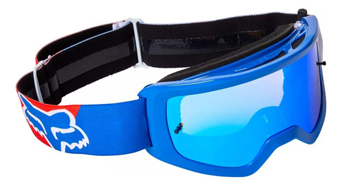 Antiparra Fox Main Skew Goggle Motocross Enduro Atv Cuatri Color de la lente Azul Color del armazón Azul Talle Único