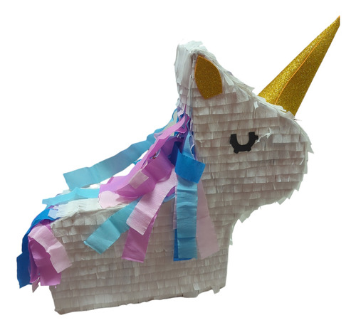 Piñata Unicornio Reutilizable Cotillon Cumpleaños