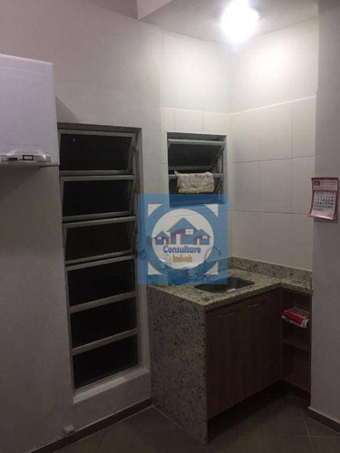 Imagem 13 de 20 de Kitnet Com 1 Dormitório À Venda, 37 M² Por R$ 254.000,00 - Gonzaga - Santos/sp - Kn0753