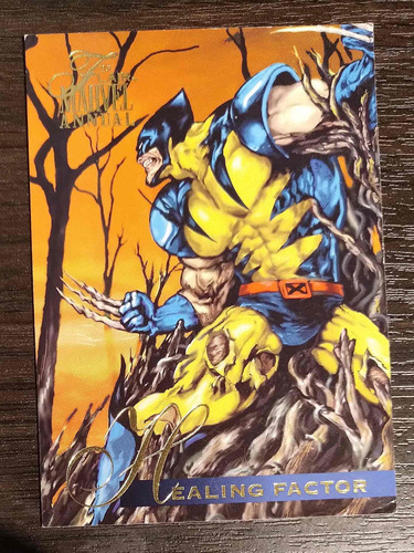 Trading Card Tarjeta Marvel Flair 1995 #41 Wolvie (cambio)