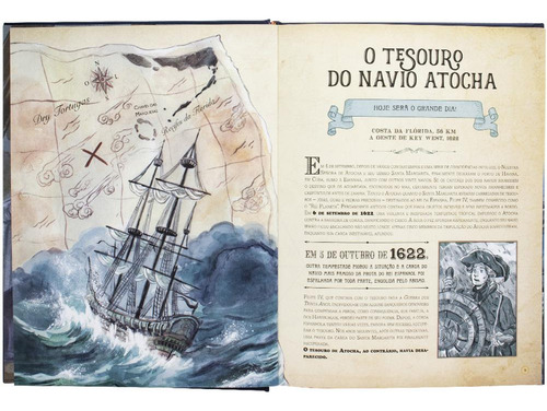 Caçadores De Tesouro, De Moon Srl. Editora Happy Books, Capa Dura, Edição 1 Em Português, 2023