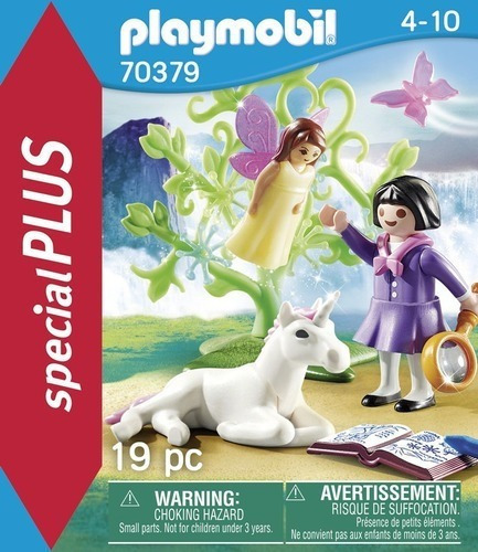 Figura Armable Playmobil Investigadora De Hadas 19 Piezas +3