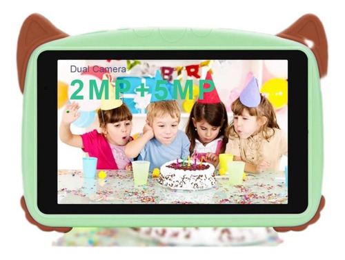Tablet Niño Kids 8 Pulgadas Android 12 32/2g Verde Oferta