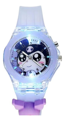 Reloj Kawaii Kuromi Cinnamoroll My Melody Con Luces