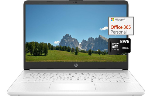 Computadora Portátil Ultraligera Hp 14 De Cuatro Núcleos, 8