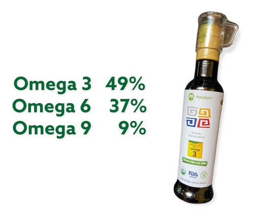 Omega 3 Aceite De Sachainchi Organico - L a $152