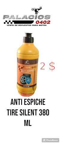 Anti Espiche Tire Silent 380 Ml Premium 